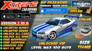 Extreme Car Driving Simulator Mod Apk v7.10.0 New 2026 – Unlimited Money & Unlock All Cars