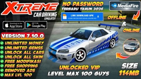 Extreme Car Driving Simulator Mod Apk v7.10.0 New 2026 – Unlimited Money & Unlock All Cars