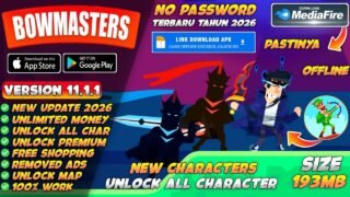 Bowmasters Mod Apk v11.1.1 Terbaru 2026 – Unlimited Everything & Unlock All Characters
