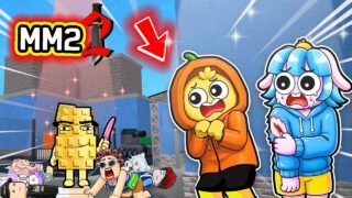 เมื่อพวกเราโดนผู้เล่นสุดโหดไล่ฆ่าใน MM 2! | Roblox MM2