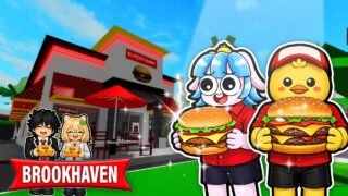 ทำงานพิเศษร้านเบอร์เกอร์ Brookhaven 🏡RP