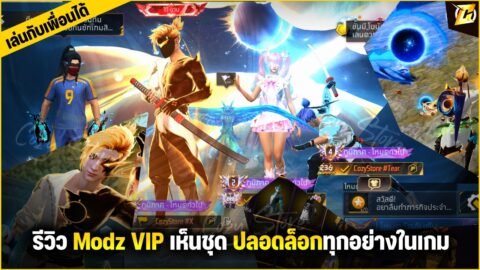 VIP — รีวิว อัปเดตใหม่ เปิดให้เราเห็นชุด/เห็นท่าในเกมและล็อบบี้ เปิด/ปิดดาเมจ อัปเดตล่าสุด CozyStore