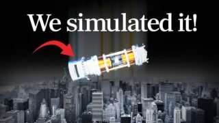 What happens if you drop 0.125 grams of antimatter?