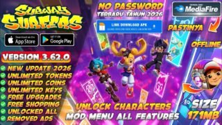 Subway Surfers Mod Apk Terbaru 2026 v3.62.0 – Unlimited Money & Unlock All Characters