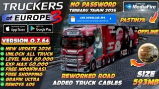 Truckers Of Europe 3 Mod Apk v0.7.64 Terbaru 2026 – Unlimited Money & Max Level 60.000
