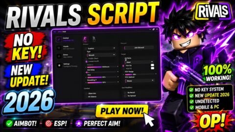 Rivals Script [No Key] NEW UPDATE 2026 | How To Execute Ather.Hub Script in Delta Executor (Latest)
