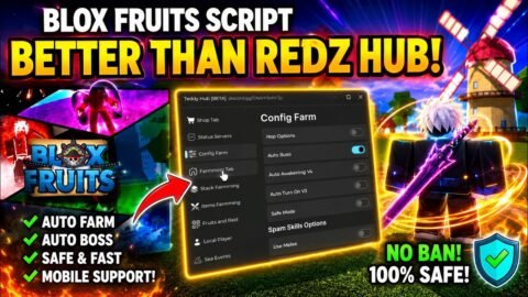 [NO KEY] New Blox Fruits Scripts 2026 | Better Than Redz Hub For Delta Executor | Roblox