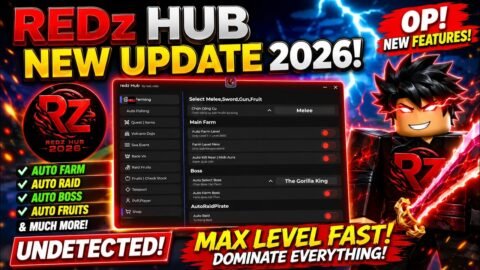 Redz Hub Script [New Update 2026] – How To Execute Redz Hub in Delta Executor (Roblox Delta Scripts)