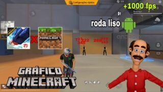 NOVO GRÁFICO DE MINECRAFT NO FREE FIRE VERSÃO ANDROID – COMO COLOCAR GRÁFICO MASSINHA NO CELULAR ✅