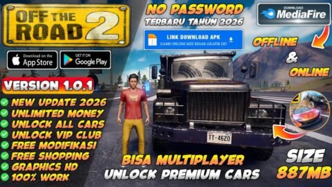 Off The Road 2 Mod Apk v1.0.1 New Update 2026 – Unlimited Money & Unlock All Cars Premium Vip