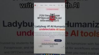 Ladybug AI is the best AI Humanizer 🔥 #humanizer #school #ai #studytips #ladybugai