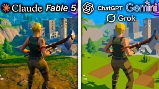 Claude Fable 5 vs 3 AIs Make Fortnite