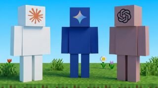 3 AIs Play Minecraft