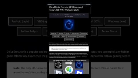 Delta Executor VNG v724.735 Android (New Update) | Roblox VN Executor | Delta Exploits (Latest 2026)