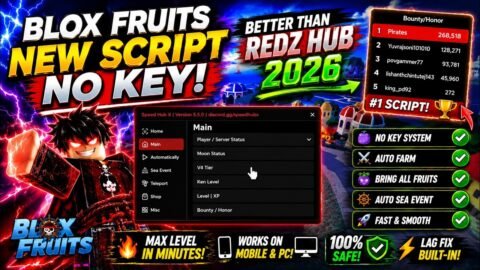 Blox Fruits Script [New Update 2026] | Speed Hub X (Latest Version) | Roblox Executor Scripts