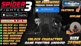 Spider Fighter 3 Mod Apk v3.49.10 Terbaru 2026 – Unlimited Money & Unlock All Characters