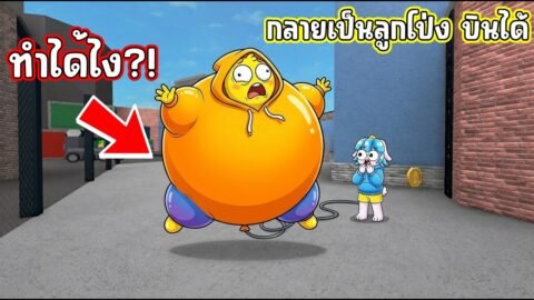 บินได้! ใช้โปรตัวลูกโป่งใน MM2 จะรอดได้จริงไหม?! | Roblox MM2