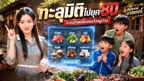 ทะลุมิติมาเป็นแม่เลี้ยงใจร้ายยุคอดอยาก ดันปลดล็อกระบบเลี้ยงลูกสุดเทพ พลิกชะตาครอบครัวเป็นมั่งมี!
