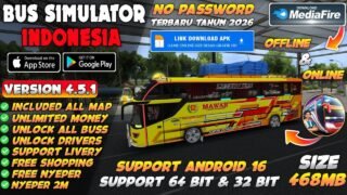 NEW UPDATE !! Bus Simulator Indonesia Mod Apk V4.5.1 Terbaru 2026 – Unlimited Money & Free Shopping