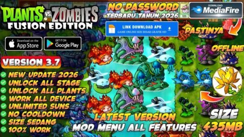 Plants Vs Zombies Fusion Mod Apk v3.7 New Update 2026 – PVZ Fusion Menu Mod v3.7