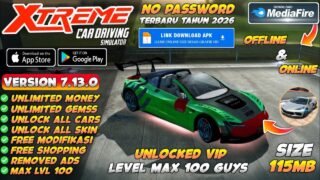 Extreme Car Driving Simulator Mod Apk 7.13.0 New 2026 – Unlimited Money & Unlock All Cars