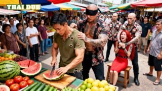 พ่อค้าขายแตงโมถูกกลุ่มนักเลงข่มเหงและรีดเงิน—แค่ดีดนิ้วเดียว มีดของพวกมันกลับหักทันที!